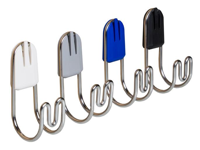 RailHook 50, svart Railhook 85, en krok med 3 hänglägen.