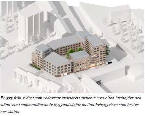 De befintliga byggnaderna som står på fastigheten Norrmannen 11