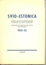 Estonica 1949 20 kr / st 23 Svio Estonica X 1951 24 Svio Estonica XI 1952 25