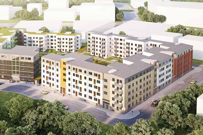 Tr. 1 Tr. 2 Tr. 3 Tr. 4 3D Bilden är en illustration kan avvika från verklighen. Praktisk bostadsfakta Parkering Föreningen har ca 40 parkeringsplatser i t gemensamt garage.