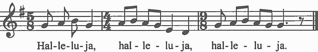 Psalm 105 Hosianna Davids son! Välsignad vare han! Välsignad Davids son, som kommer i herrans namn! Hosianna i höjden, Hosianna, Hosianna. Välsignad Davids son, som kommer i herrans namn! P: Så lyder det heliga evangeliet F: Lovad vare du, Kristus.