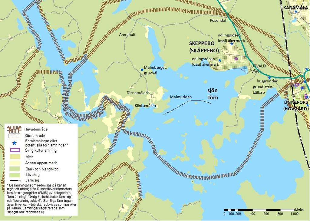 SKEPPEBO Klass 2 Lyckebyån som resurs: Sjön Törn har använts på många olika sätt, t.ex. till fiske. Malmudden för transport av järn till Linnefors järnbruk under 1700-talet.