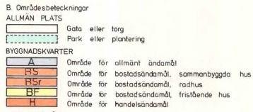 Figur 2. Utsnitt ur gällande detaljplan (25-P77/22) med planområdet ungefärligt markerat med rött. Riksintressen Planområdet berörs inte av några riksintressen.