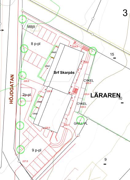 Ändring av planbestämmelser Ändringen av planbestämmelser kommer enbart att gälla inom fastigheten Läraren 11. Gällande bestämmelse BF kommer att ändras till B.