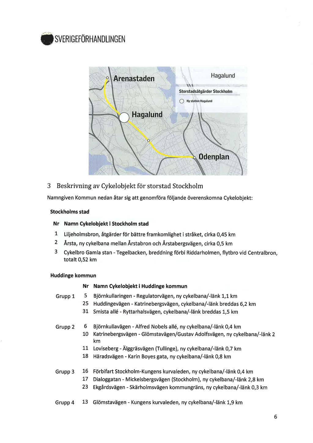 SVERIGEFÖRHANDLINGEN Hagalund \.\.I Storstadsåtgärder St.ockholm 0 Ny,lal!