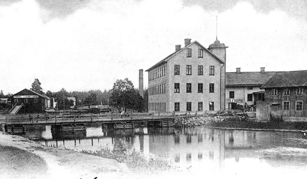 Fjärde fabriken. 1897 vände K.G. Andersson ytterligare ett blad i Tranås industrihistoria Framgången fortsatte.