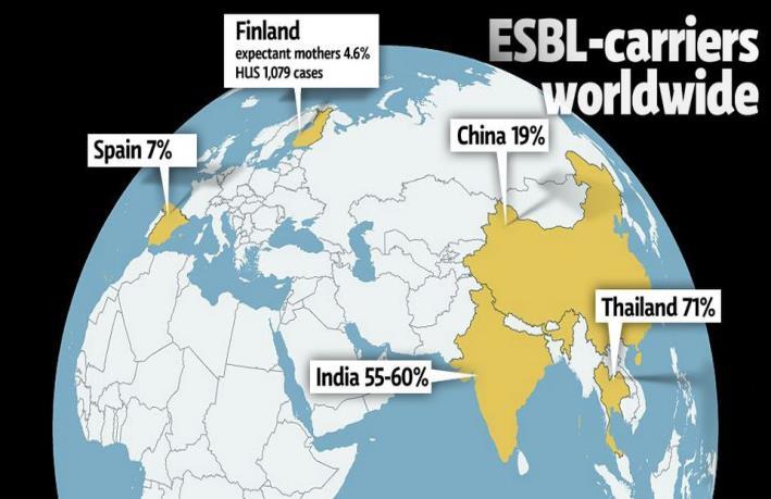 ESBL extended spectrum beta-lactamases ESBL är en resistensmekanism och inte en bakterie Bakterien bildar ett enzym som bryter ner de viktiga antibiotikatyperna penicilliner och cefalosporiner.