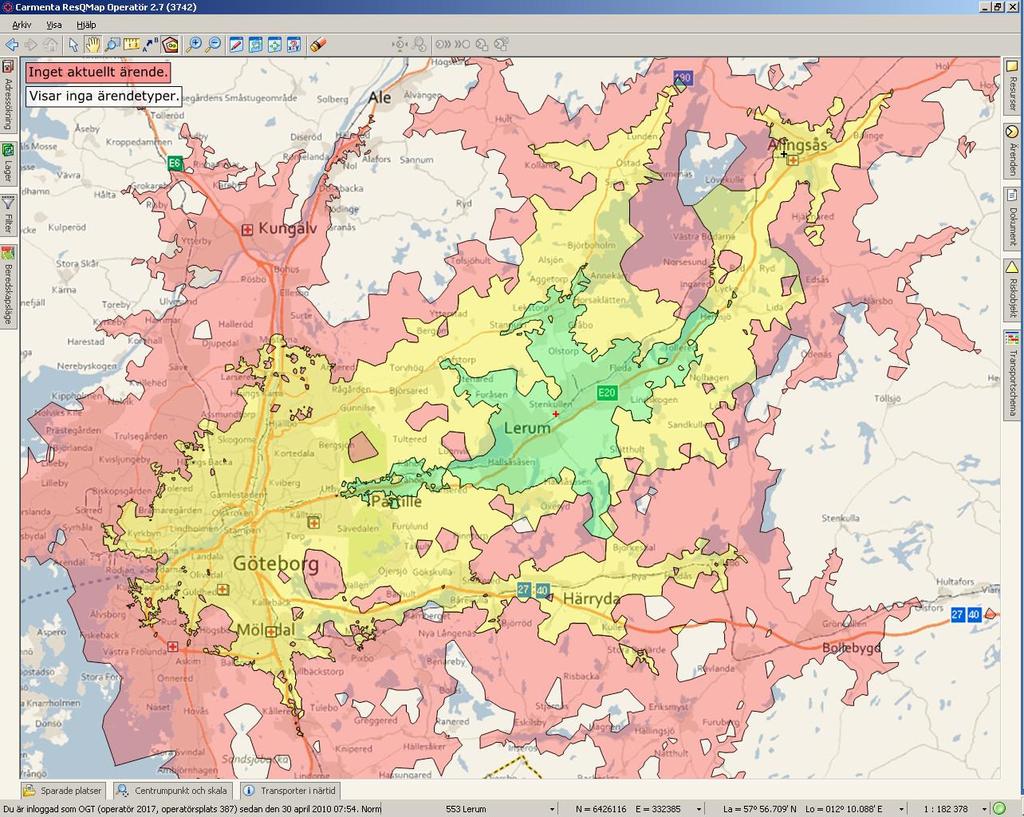 Verksamhetsdata SÄS Lerum Ambulansstation Ambulansstation: Lerum Invånare i kommunen: 38301 Antal Ambulanstimmar/År: 8736 Antal Ambulanser/Dygn: 1 Antal Ambulanser/ Dag: 0 Motsv antal