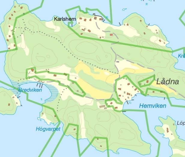 Fyrbåken Lådna Föreningsägda lokaler/platser 8. Möja Dansbana 9.
