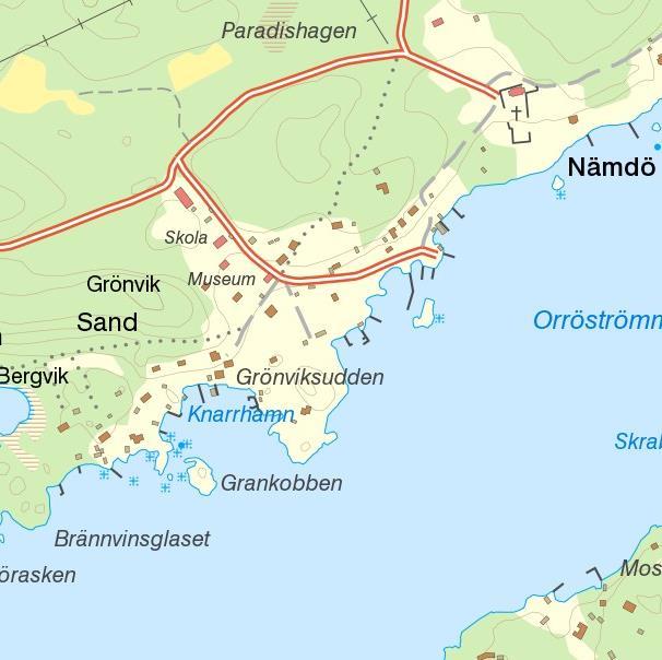 Område Skärgården: Bullerö/Nämdö/Runmarö/Sandhamn