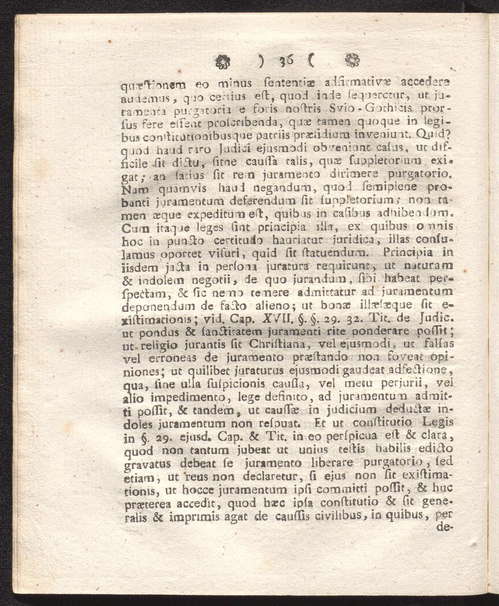 O ) c «qutd'onem «o m'nus Penténtias afbcmativo? accedcr? auiemus, q io certius ed, quod inde (eq ^rctqr, ut jura ne Ka purgnoria e farts nodris Svio - Gochicis.