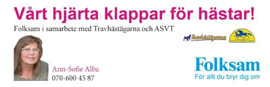 : b Svensk Travsports Kallblodsserie - Spårtrappa -åriga och äldre kallblodiga. -. kr. m. Autostart. startande.