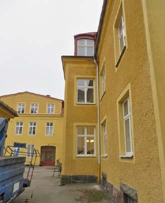 Samhällsbyggnadskontoret Planbeskrivning 12(40) flerbostadshuset mot Esplanaden, det vill säga med spritputs