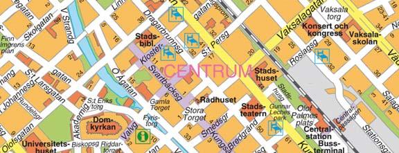 innerstaden, som är ett utvecklingsområde där stadens identitet, stadslivet och näringslivet ska utvecklas.