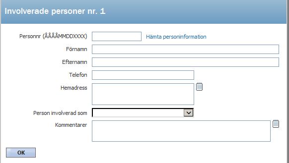 4/5 Rapporterad av enhet: den enhet där händelsen upptäcktes eller där du som rapportör arbetade när du rapporterade händelsen.