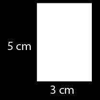 Area = cm 5-   