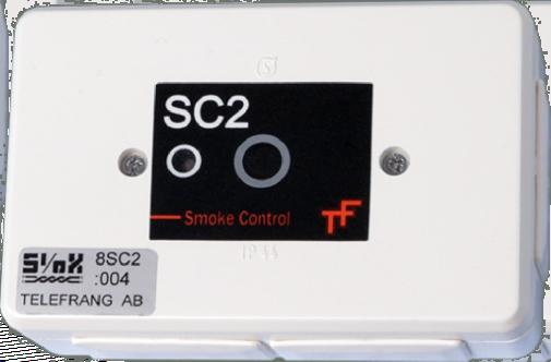 Kanalrökdetektor SCD och spjällmodul SC LBS En kanalrökdetektor som detekterar brandrök direkt i ventilationskanalen!