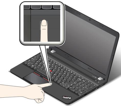 3. Klicka på ikonen som motsvarar det finger du vill registrera och svep det motsvarande fingret konstant över fingeravtrycksläsaren tills registreringen är slutförd. 4. Klicka på Slutför.