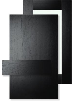 Lucka Linda tillval Fanerad lucka av 20 mm spånskiva med en 3 mm massiv fasad
