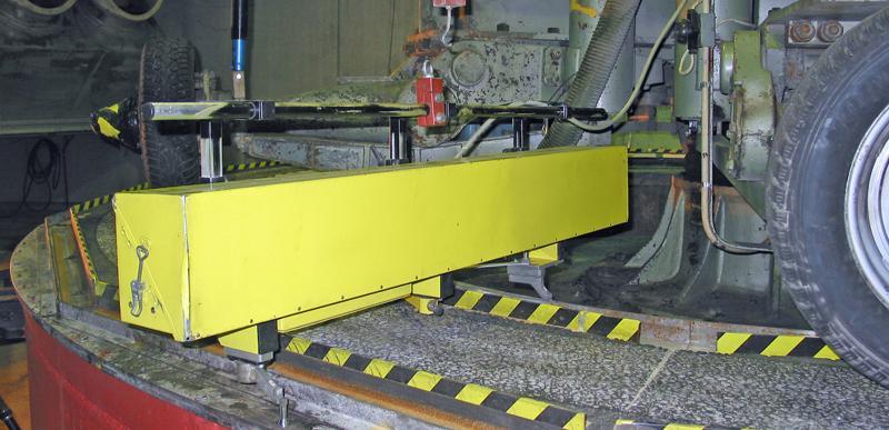 Figur 3 Laserprofilometer. 4.3.2 Makrotexturmätning Texturen anger vägytans avvikelse från en plan yta för våglängder upp till 500 mm.