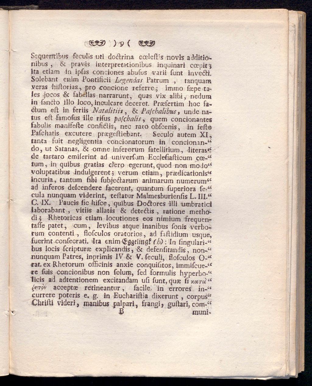 ) v ( <&&> Scquerrribus feculis uti do&rina oceleftis novis additionibus, & pra vis interpretationibus inquinari ceepit? ita etiam in ipfas conciones abufus varii funt inveéti.