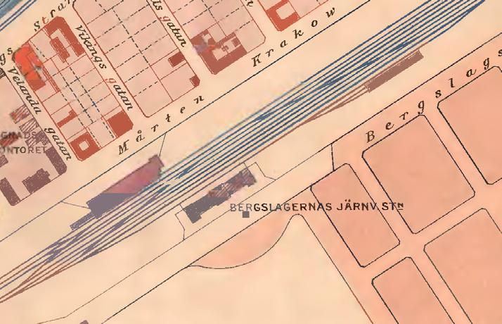 Den utgör ett dominerande blickfång i detta trafikområde.