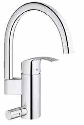 1 500 kr Grohe Zedra 31203000, krom Hög pip med utdragbar strålsamlare och