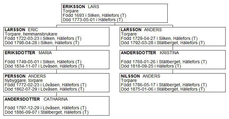 Det släktskapet ligger betydligt närmare i tiden och det