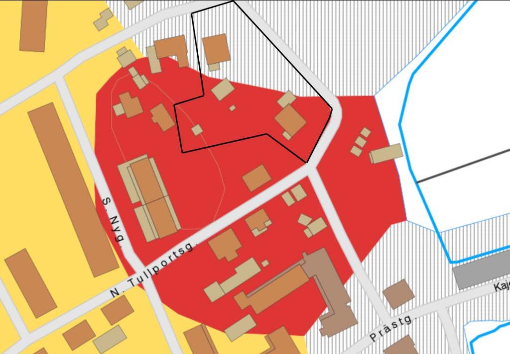 6 (15) 4.2 Jordarter Figur 3 visar SGUs jordartskarta för aktuellt planområde. Halva planområdet har fyllts upp med fyllnadsmaterial, andra halvan består av urberg. FIGUR 3.