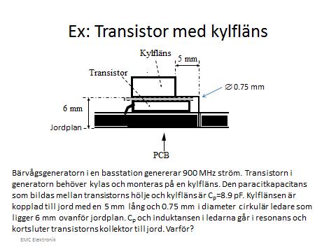 oönskade resonanser.