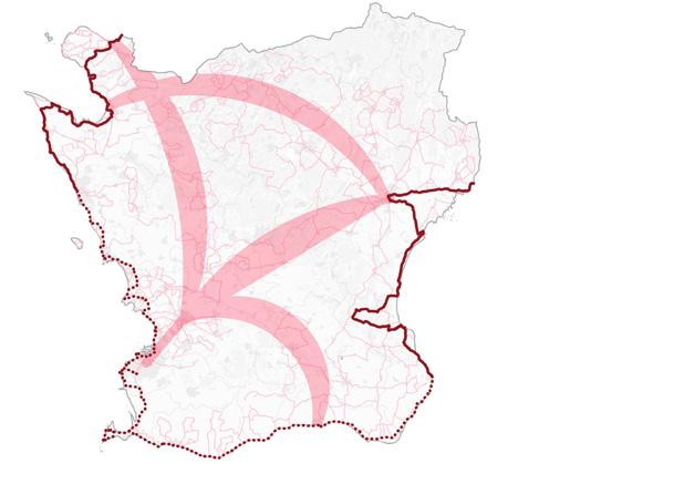 REGIONALA STRÅK FÖR CYKEL Cykeln är det näst vanligaste färdmedlet i Skåne. Det är fler som cyklar än som åker buss och tåg. God cykelinfrastruktur är med andra ord något som berör många.