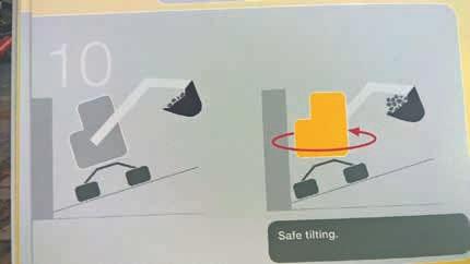 Lodrät grävning vid trottoarkanter Kraftfull och flexibel: