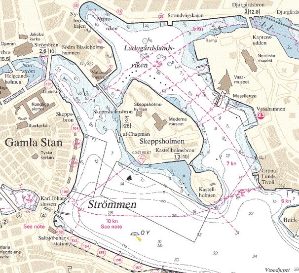 Nr 66 4 Under tiden 23-30 maj kommer vid Skeppsbron, förtöjnings- och evenemangsområdet, tre pontoner att förläggas från kaj och ca 50 m rakt ut.