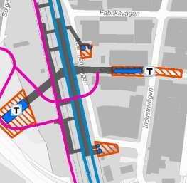 Utöver entréerna krävs ytterligare ovanmarksanläggningar för tunnelbanans funktion bland annat tryckutjämningsschakt.