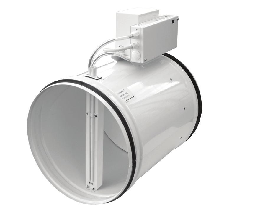 DCV-FL Konstantflödesreglering FLC Version E07, FLC Version E08 Introduktion DCV-FL är en konstantflödesreglering som består av ett spjäll