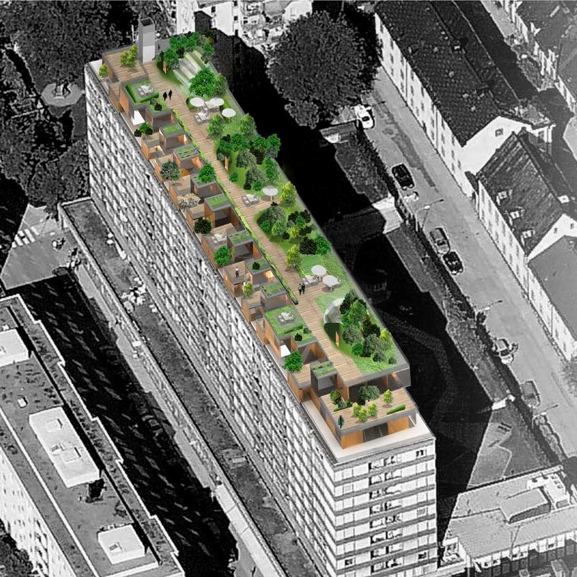 SID 5 (6) Flygbild - fotomontage Gestaltning och byggnadsantikvariska hänsyn Byggnaden är enligt Stadsmuséets inte kulturmärkt, men eftersom den ligger i Stockholms innerstad omfattas den av