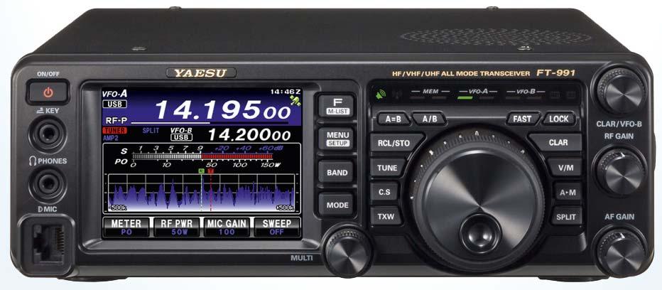 Förhandsboka nu så garanterar vi leverans i första omgången!* FT-991 100W HF/50 MHz/VHF/UHF All Band / All Mode / Digital 14.995:- inkl.