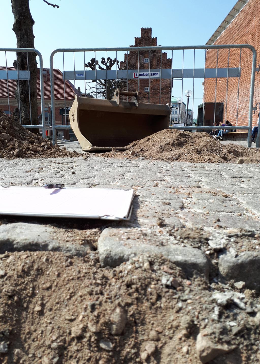 Fastigheten Innerstaden 2:1, Mårtenstorget Fornlämning nr 73:1 Lunds stad, Lunds kommun, Skåne