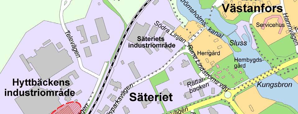 SAMRÅDSHANDLING 1 (6) Ändring av detaljplan för kv Hyttbäcken m m Fagersta kommun