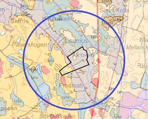 S i d a 13 Bild 15. Jordmånskarta. Planområdet och dess närområde hör till Syd-Österbottens kustregion.