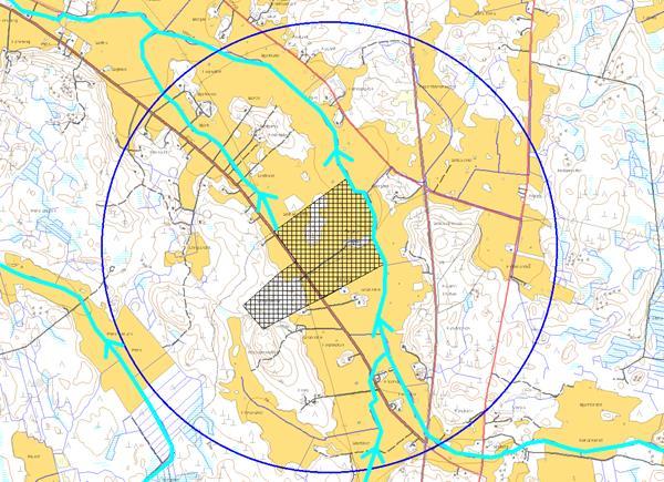S i d a 18 som ett internationellt viktigt fågelområde. Södra Stadsfjärden ingår i Natura-2000 nätverket. Planområdet är inte beläget inom område där det finns risk för översvämning. Bild 23.