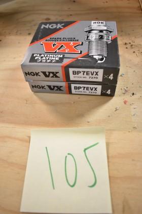 8 st tändstift NGK BP 7 EVX - NYA
