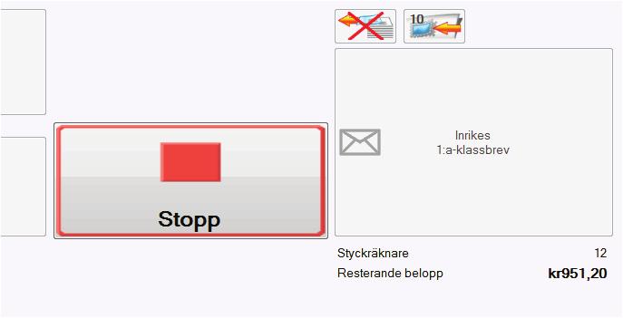 visas följande