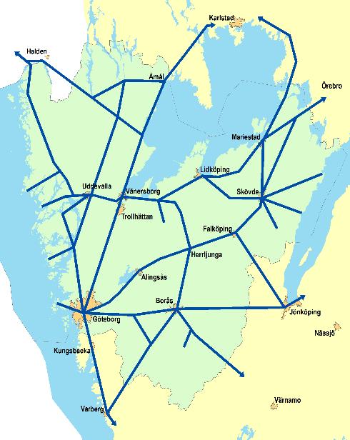 2. Vilket jobb ska kollektivtrafikens stomnät göra? Läsanvisning: Detta kapitel beskriver kollektivtrafikens roll i storstadsområdet (Göteborg, Mölndal och Partille).