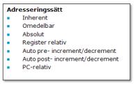 (Branch if Greater Than) Om P är större än Q N V =0 eller Z=0 BGE (Branch if Greater or