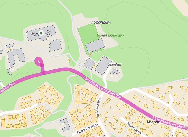 (PM/Rapport) 1. Inledning och syfte Ett arbete pågår att utveckla ett nytt sportcentrum i Boo benämnt Myrsjö Sportcentrum, se Figur 1.