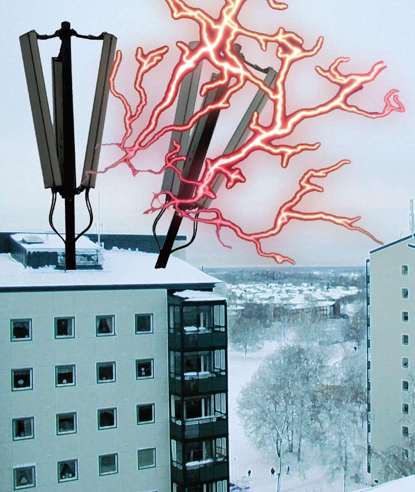 Det finns många olika främmande installationer på fastigheterna 3G-master, paraboler och liknande. Väldigt mycket av 3G-nätet försörjs faktiskt av ovetande fastighetsägare.