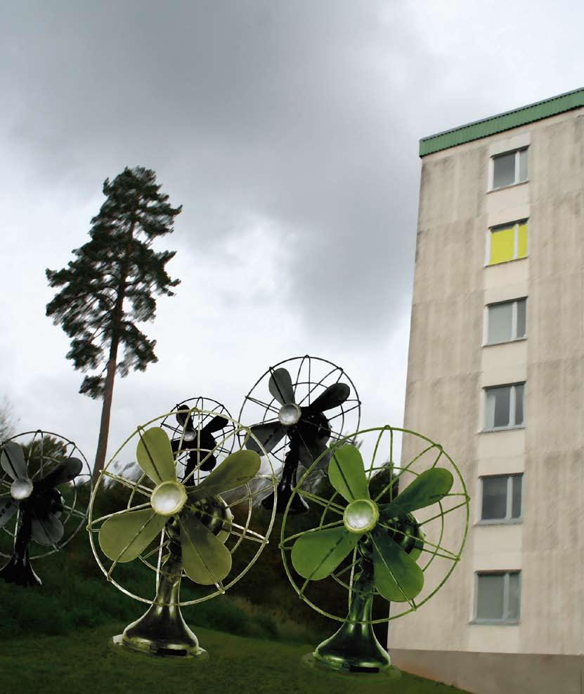 Många fläktar och pumpar små 9 Fläktar och pumpar står för en stor del av den totala energiförbrukningen i fastigheterna, vilket ofta är en följd av två saker dels drifttiden, dels gammal teknik.