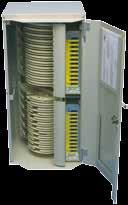 300 x 300 x 2100mm BABA 101 33 Kassettmagasin MAXI Monteras enkelt med snabblås (i MAXI-stativ) i anslutning till respektive ODF-enhet.