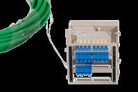 Terminering i stativ TT 192 prefabricerade ODF-enheter TT 192 prefabricerade